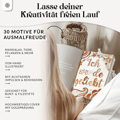 Malbuch Erwachsene "JUST PAINTING MY THOUGHTS”